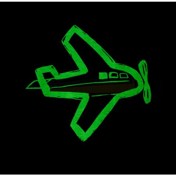 Tea Collection NWT Take Flight Glow Graphic Tee. Size 18-24 Months. - Picture 2 of 2